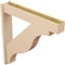 Ekena Millwork 8-in W x 48-in D x 48-in H Funston Block Rough Cedar Woodgrain TimberThane Outlooker, Primed Tan OUTUR080X48X48FST44RCPR - alternate 5